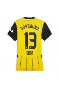 Borussia Dortmund Pascal Gross #13 Fotballdrakt Hjemme Klær Dame 2024-25 Korte ermer